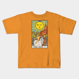 The Sun tarot card Kids T-Shirt